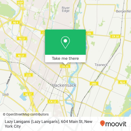 Lazy Lanigans (Lazy Lanigan's), 604 Main St map