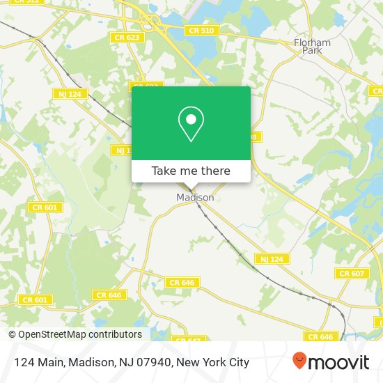 124 Main, Madison, NJ 07940 map