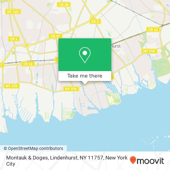 Montauk & Doges, Lindenhurst, NY 11757 map