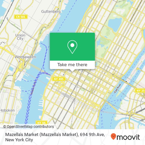 Mapa de Mazella's Market (Mazzella's Market), 694 9th Ave