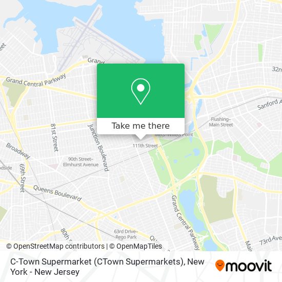 Mapa de C-Town Supermarket (CTown Supermarkets)