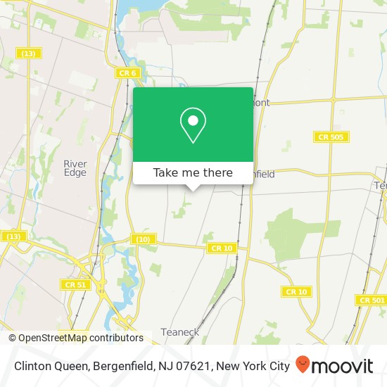 Clinton Queen, Bergenfield, NJ 07621 map