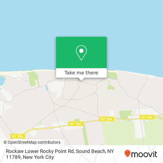 Rockaw Lower Rocky Point Rd, Sound Beach, NY 11789 map