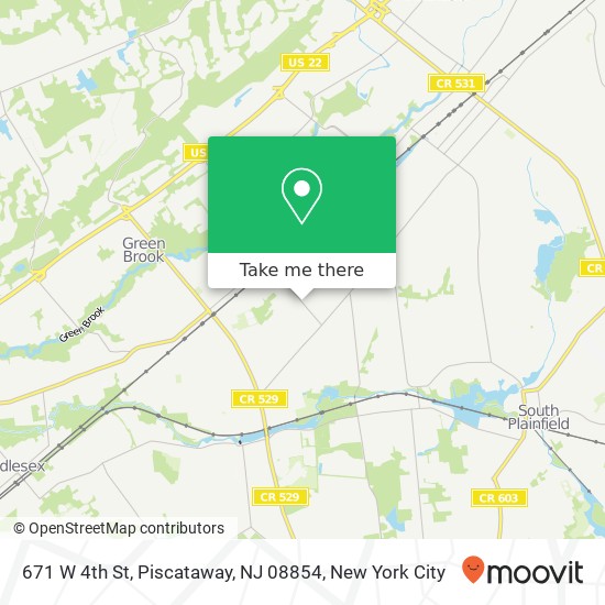 671 W 4th St, Piscataway, NJ 08854 map