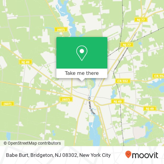 Babe Burt, Bridgeton, NJ 08302 map