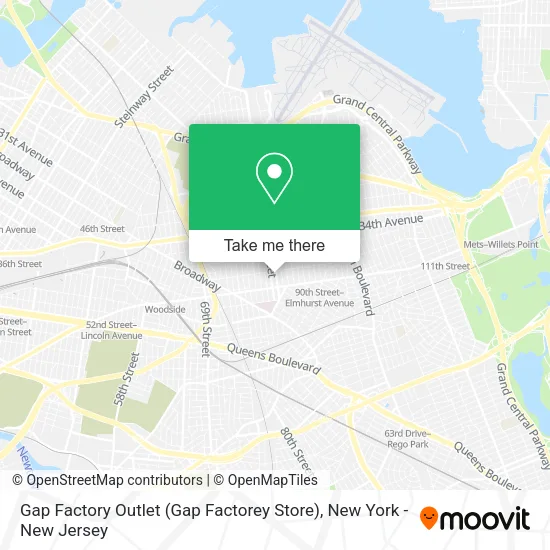 Mapa de Gap Factory Outlet (Gap Factorey Store)