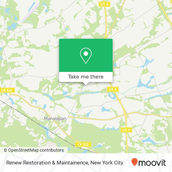 Mapa de Renew Restoration & Maintainence