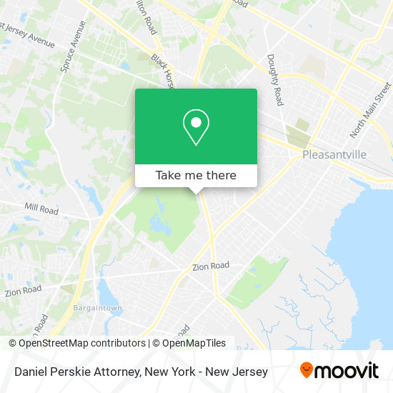 Daniel Perskie Attorney map