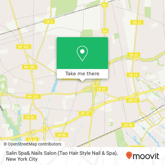 Salin Spa& Nails Salon (Tao Hair Style Nail & Spa) map