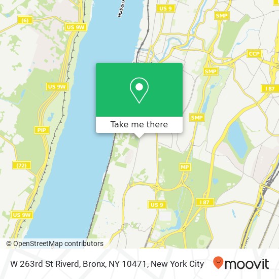 Mapa de W 263rd St Riverd, Bronx, NY 10471