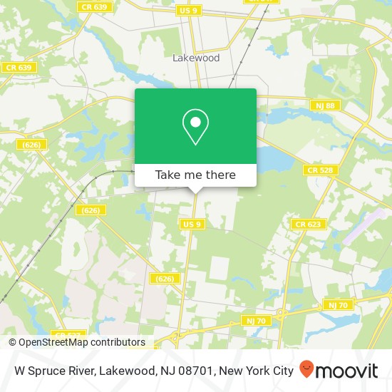 W Spruce River, Lakewood, NJ 08701 map