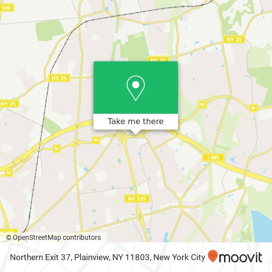 Mapa de Northern Exit 37, Plainview, NY 11803