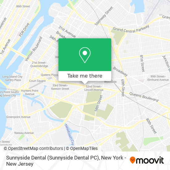 Mapa de Sunnyside Dental (Sunnyside Dental PC)