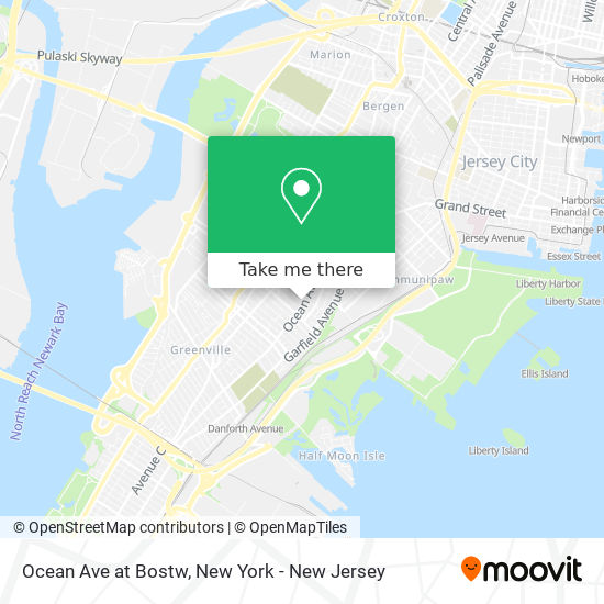 Mapa de Ocean Ave at Bostw