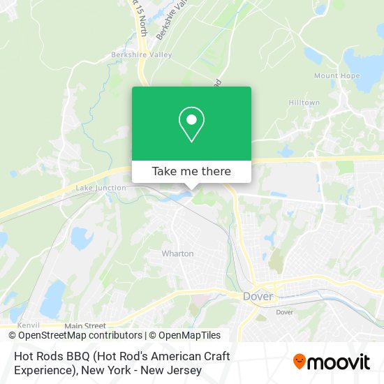 Mapa de Hot Rods BBQ (Hot Rod's American Craft Experience)