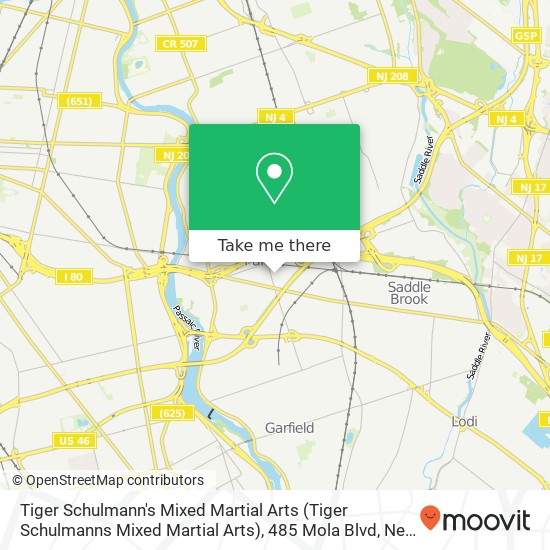 Tiger Schulmann's Mixed Martial Arts (Tiger Schulmanns Mixed Martial Arts), 485 Mola Blvd map