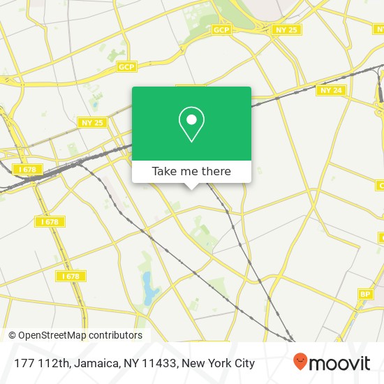 177 112th, Jamaica, NY 11433 map
