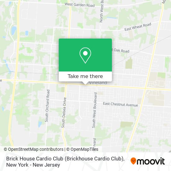 Mapa de Brick House Cardio Club (Brickhouse Cardio Club)