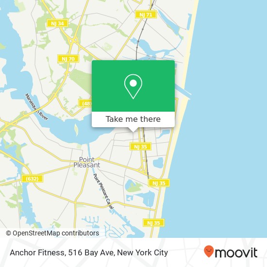 Anchor Fitness, 516 Bay Ave map