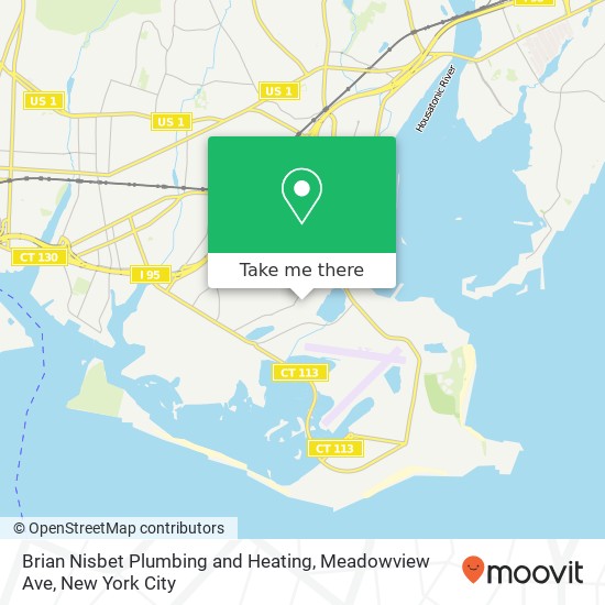 Mapa de Brian Nisbet Plumbing and Heating, Meadowview Ave