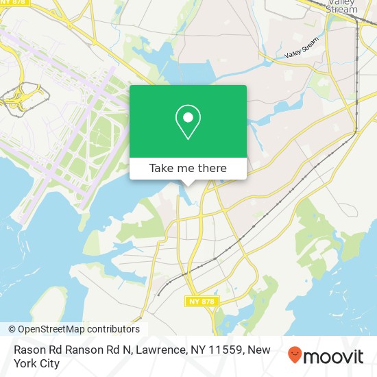 Mapa de Rason Rd Ranson Rd N, Lawrence, NY 11559