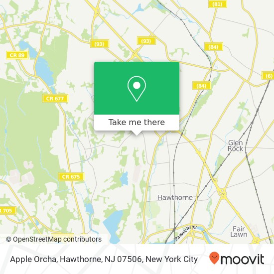 Apple Orcha, Hawthorne, NJ 07506 map