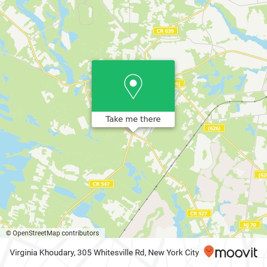 Virginia Khoudary, 305 Whitesville Rd map