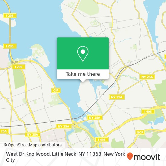 Mapa de West Dr Knollwood, Little Neck, NY 11363