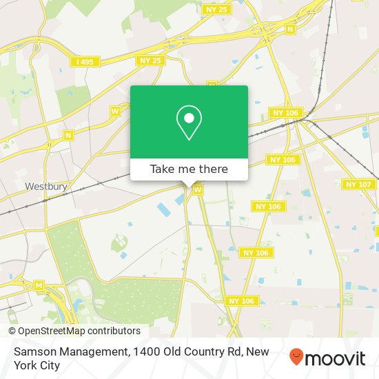 Samson Management, 1400 Old Country Rd map