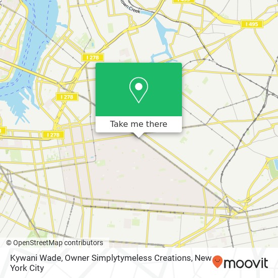 Kywani Wade, Owner Simplytymeless Creations map