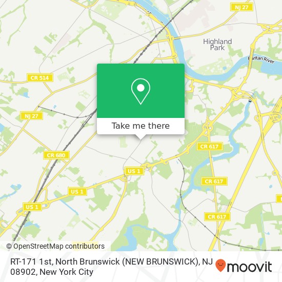 RT-171 1st, North Brunswick (NEW BRUNSWICK), NJ 08902 map