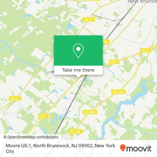 Moore US-1, North Brunswick, NJ 08902 map