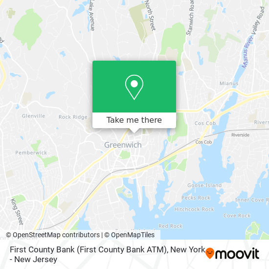 First County Bank map