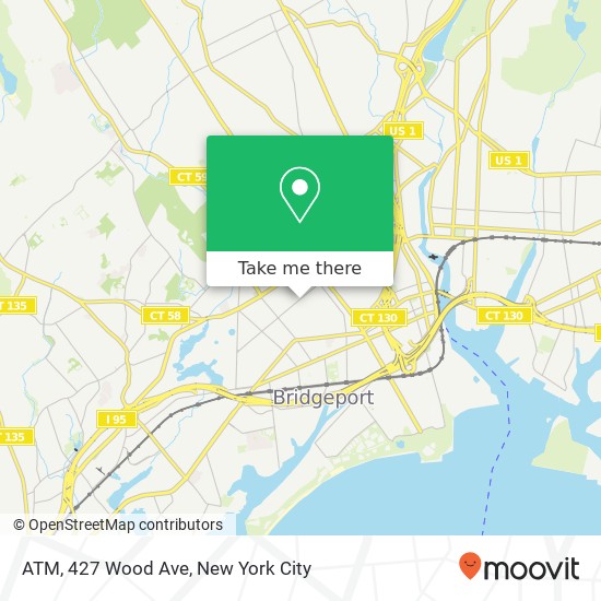 ATM, 427 Wood Ave map