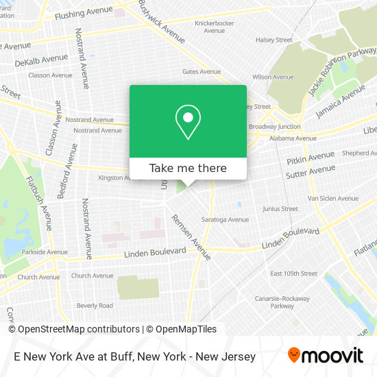 Mapa de E New York Ave at Buff