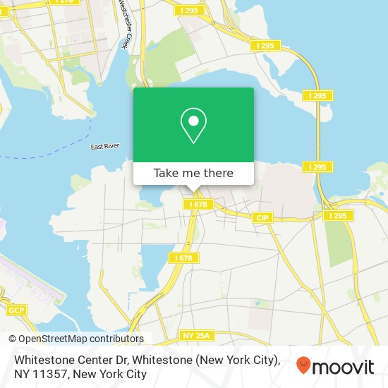 Mapa de Whitestone Center Dr, Whitestone (New York City), NY 11357