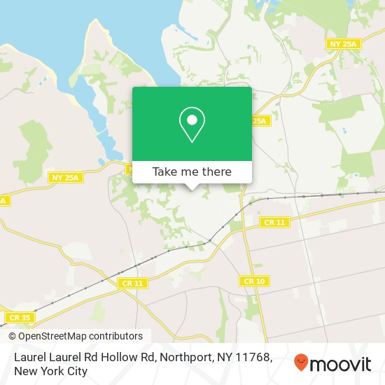 Laurel Laurel Rd Hollow Rd, Northport, NY 11768 map