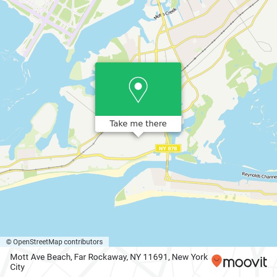 Mott Ave Beach, Far Rockaway, NY 11691 map