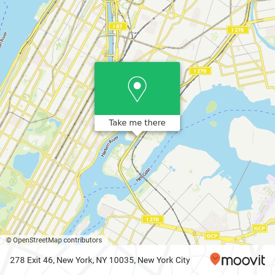 278 Exit 46, New York, NY 10035 map
