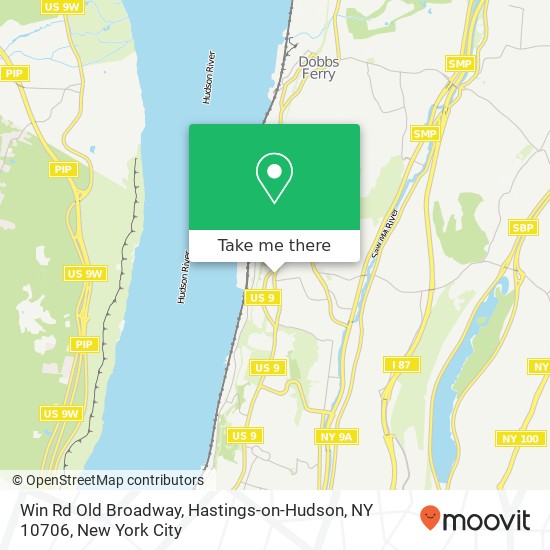 Mapa de Win Rd Old Broadway, Hastings-on-Hudson, NY 10706