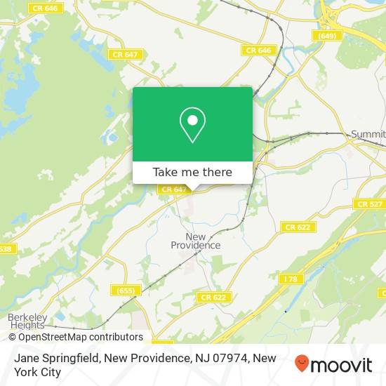 Jane Springfield, New Providence, NJ 07974 map