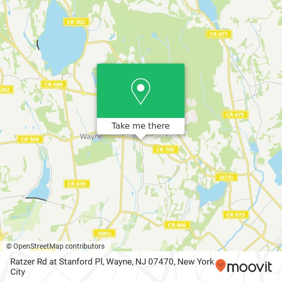 Ratzer Rd at Stanford Pl, Wayne, NJ 07470 map