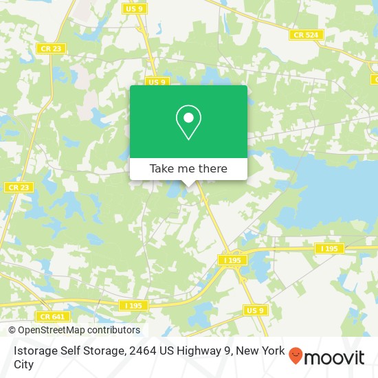 Mapa de Istorage Self Storage, 2464 US Highway 9