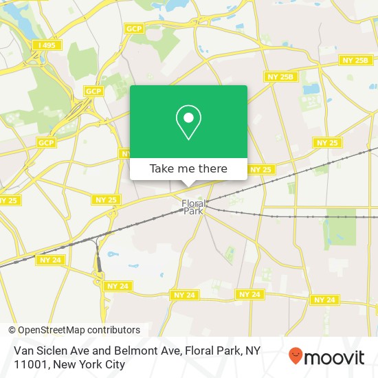Mapa de Van Siclen Ave and Belmont Ave, Floral Park, NY 11001