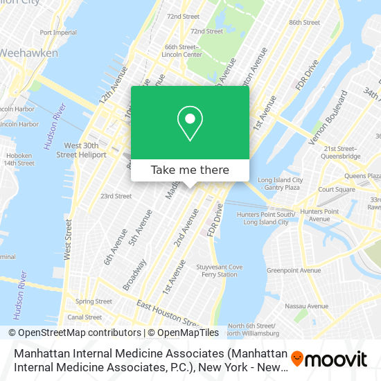 Mapa de Manhattan Internal Medicine Associates (Manhattan Internal Medicine Associates, P.C.)