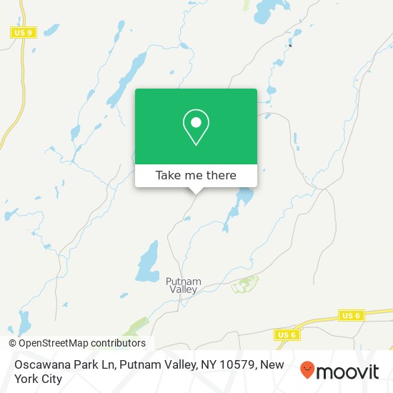 Mapa de Oscawana Park Ln, Putnam Valley, NY 10579