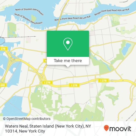 Waters Neal, Staten Island (New York City), NY 10314 map
