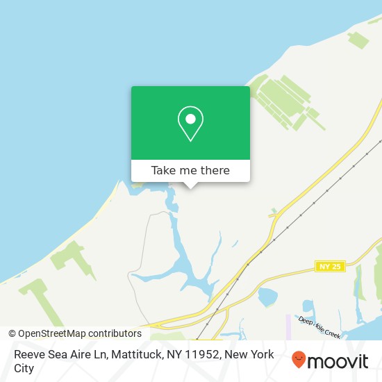 Mapa de Reeve Sea Aire Ln, Mattituck, NY 11952