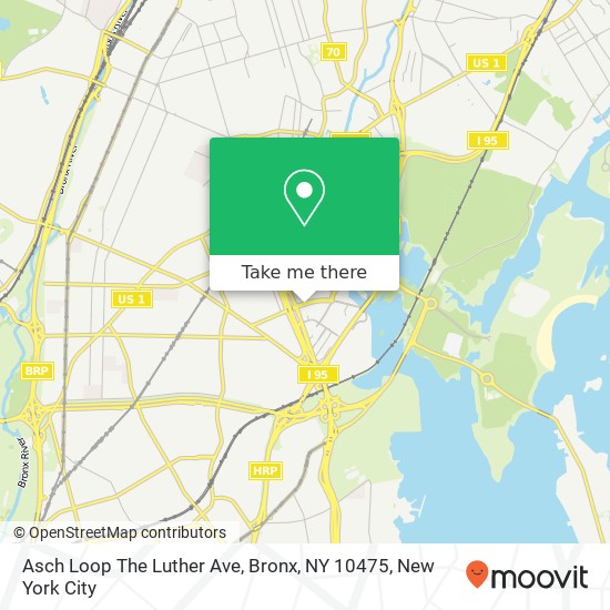 Mapa de Asch Loop The Luther Ave, Bronx, NY 10475