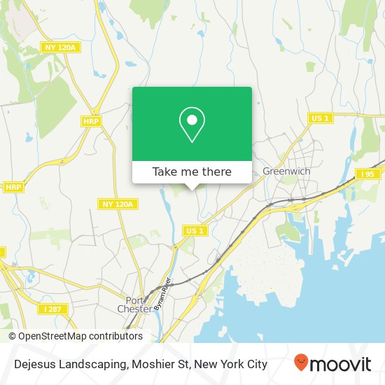 Dejesus Landscaping, Moshier St map